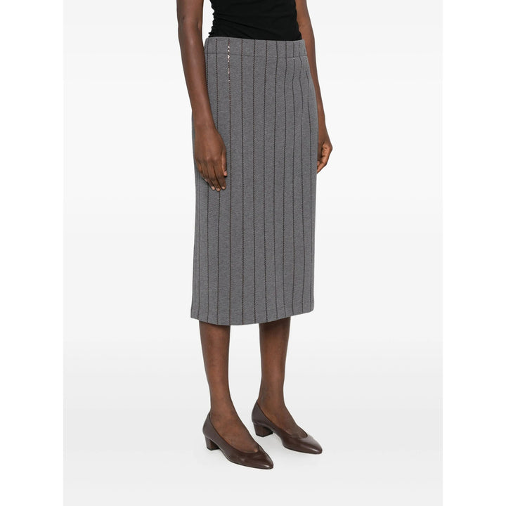 Brunello Cucinelli Skirts - Gray | 9ef2fb8bbf9d3695c7ce0cbe75fa52fb0343355d