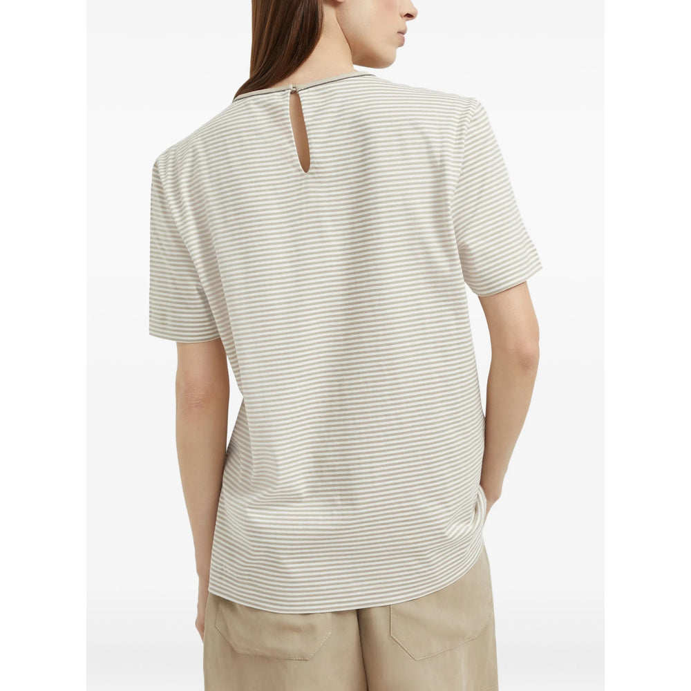 Brunello Cucinelli T Shirts - Neutral | 96182677dea24b34328f24f28596b39b5566f271
