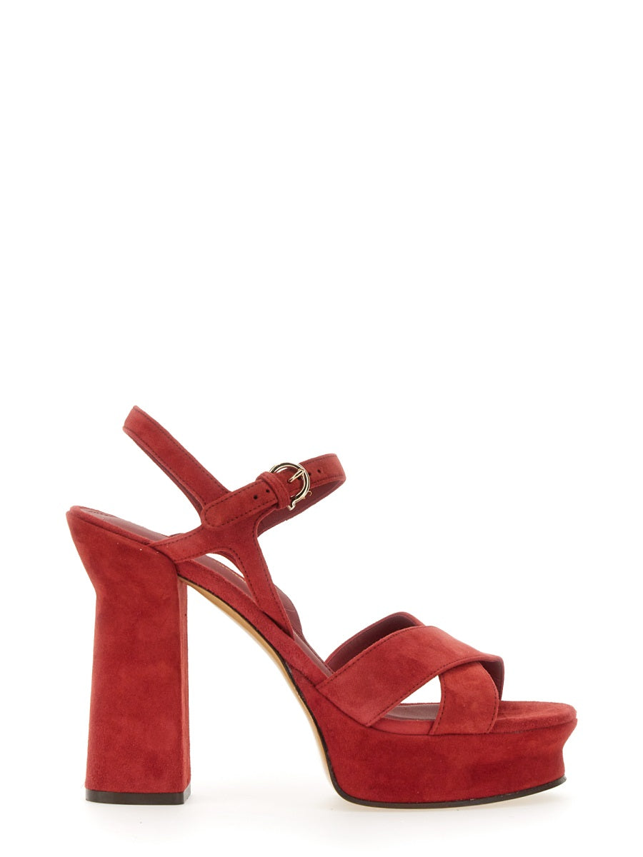 Ferragamo Wedges - Red | Wanan Luxury