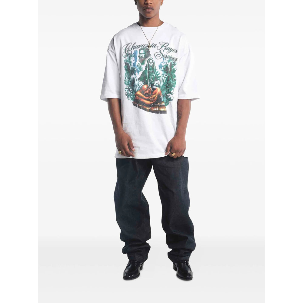 Willy Chavarria T Shirts - White | f12e7d6982bf5878a32dd419366693ad623417ea