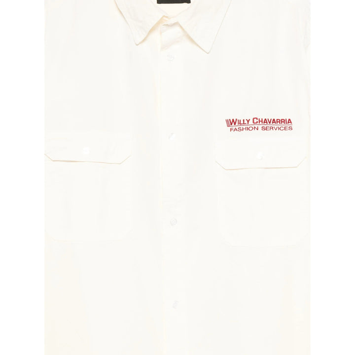 Willy Chavarria Shirts - White | a884140d0328afe0de6f40abaf1110ba9be720ac