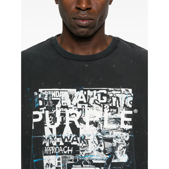 Purple Brand T Shirts - Black | 1527ed472cdba6f8a5c2c513139f0779d18cbdb3