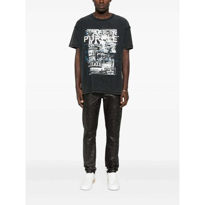 Purple Brand T Shirts - Black | 98317a1f6d5788ff5eb384da12c3b4cd388c02da