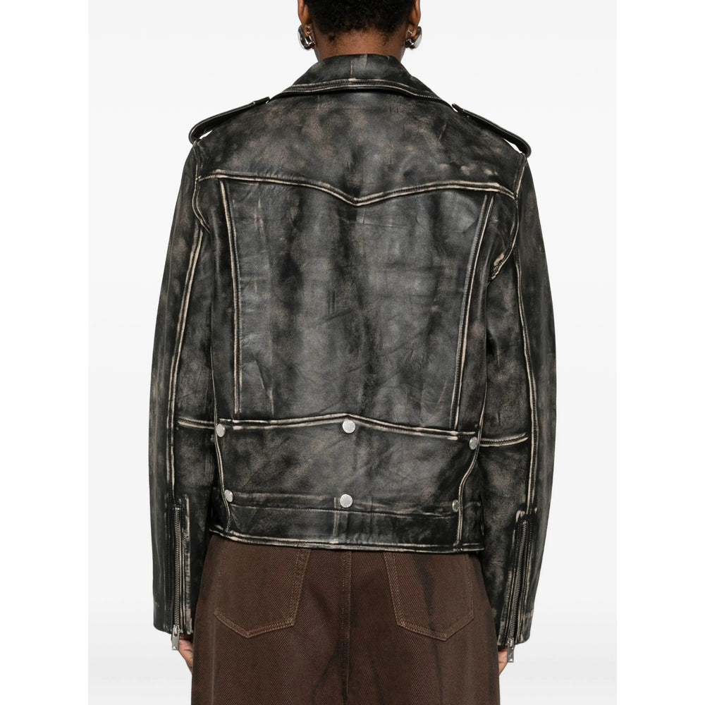 Gestuz Leather Outerwears - Black | 7a663cef12beadf693696c48b974e4ab3170ee17