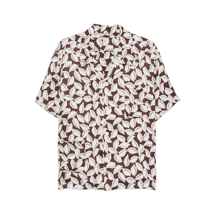 Bode Shirts - Brown, White | ce8a8cca628aa4f16850e9937939599595ac650e