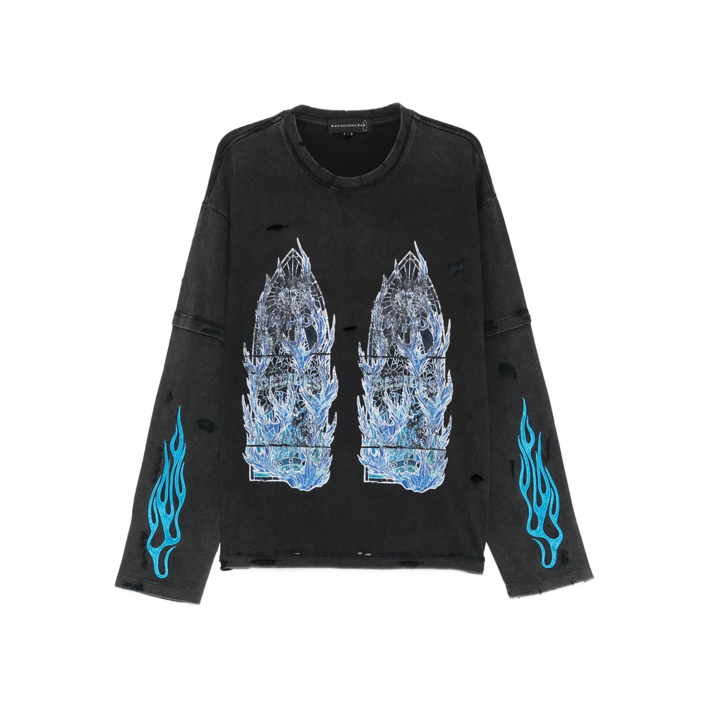 Who Decides War Sweaters - Gray, Blue | 94082e724ea1c616d2ed5ce4488fe83c13ad9ae9