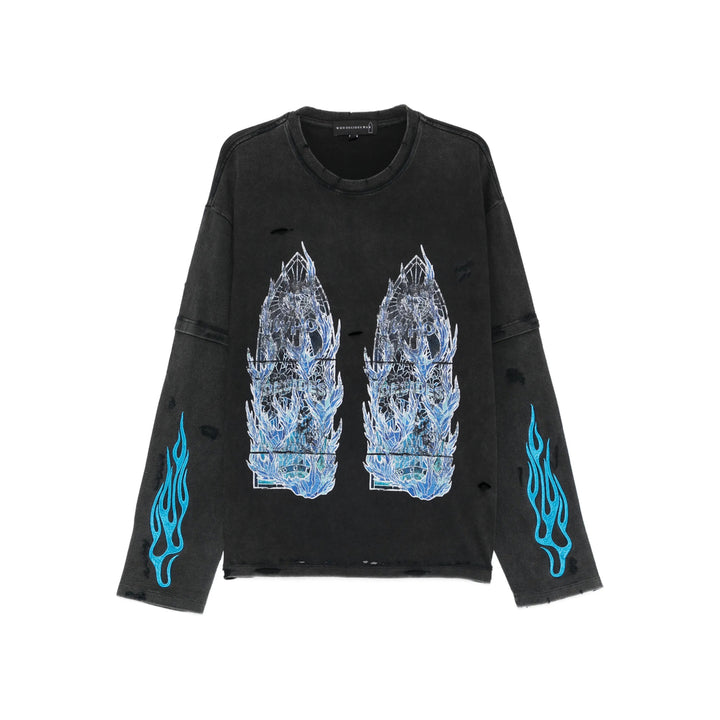 Who Decides War Sweaters - Gray, Blue | 94082e724ea1c616d2ed5ce4488fe83c13ad9ae9