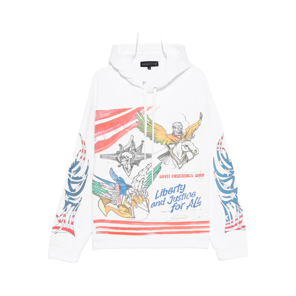 Who Decides War Sweatshirts - White | ebed7c0f69a8b6092f2181d68d915c075a179b2e