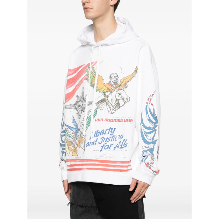 Who Decides War Sweatshirts - White | 84c14cb9e5f26cc4be5378a85406d18cf8e2759c