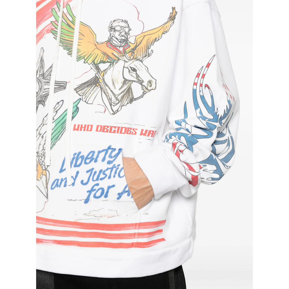 Who Decides War Sweatshirts - White | 856fc9b8d9f03c541a84ce1dec4e5251ac74c669