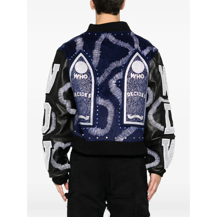 Who Decides War Leather Outerwears - Blue, Black | 53db12d18b2c88034795cf377262d371fea49555