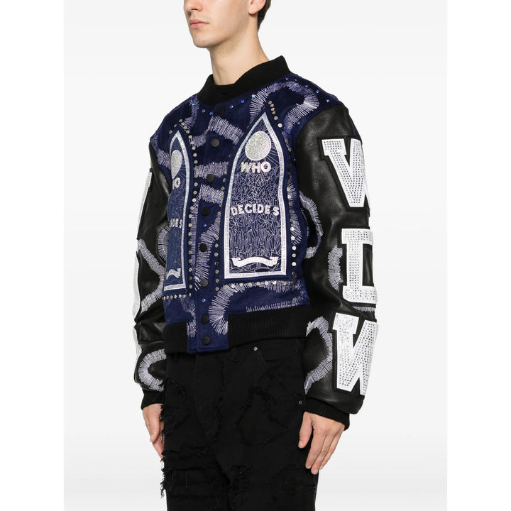 Who Decides War Leather Outerwears - Blue, Black | a651032f742f8957d611d25272eb8439003e1e98