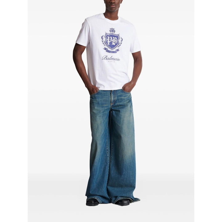 Balmain T Shirts - White | 562fa5d085252e1bb5550300b7ca1f3e6eb5b342