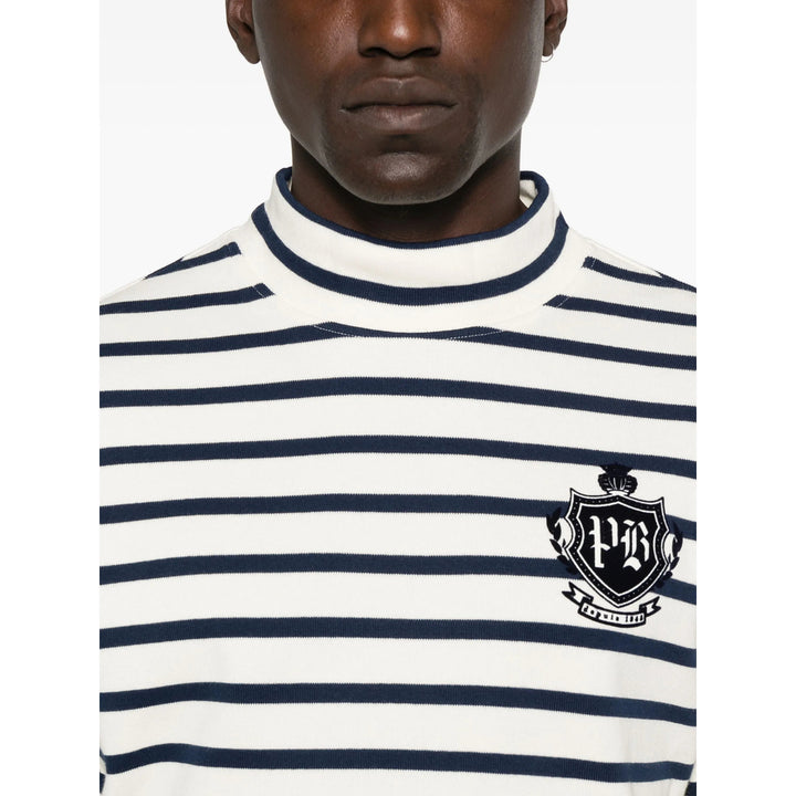 Balmain T Shirts - White, Blue | 9552603f918a62ff5a6303ce672efaac0ce4d4bb