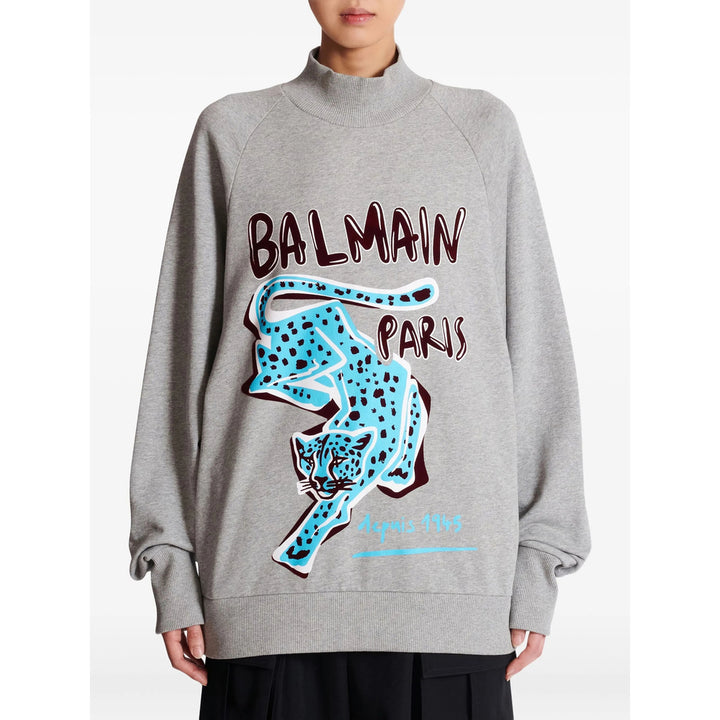 Balmain Sweatshirts - Gray | 0ecdb5ded9a758ddeb9f8f4f45484dda06427d6a