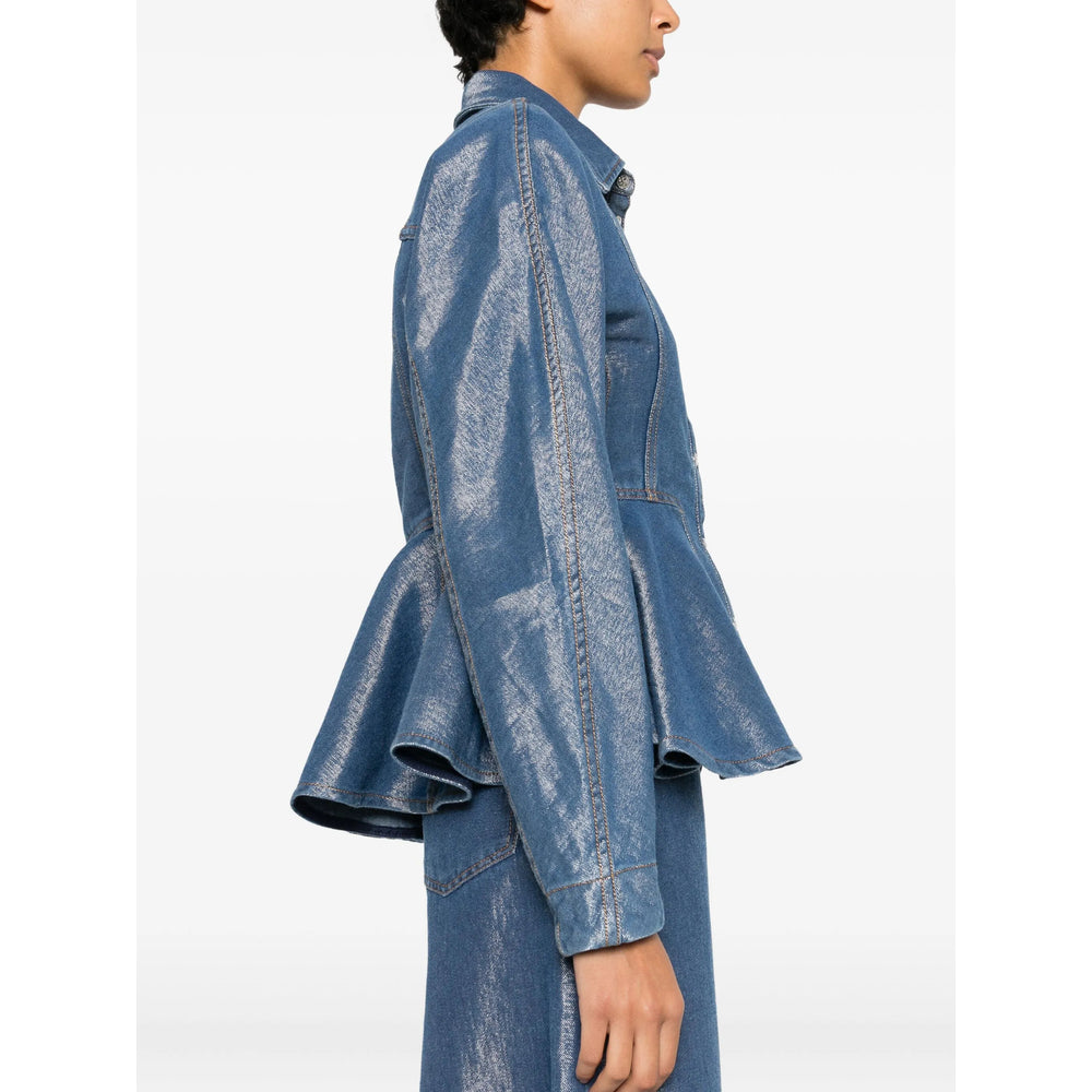 Ganni Shirts - Blue | 0ec1f0f037aba262ffc974d5a7870f9d10d64646