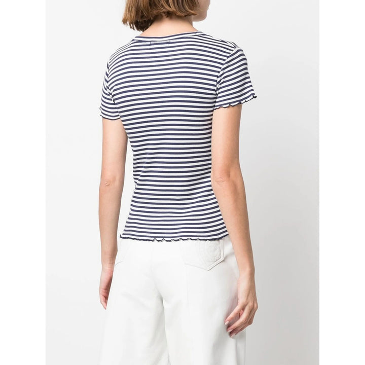 Maison Labiche T Shirts - Blue, White | 1678e8f92c3ba3e4f0d73646c2812b4c45769126