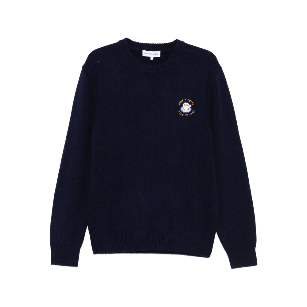 Maison Labiche Sweaters - Blue | f04610654fbfb23a1335428c77364d4e8d270a16