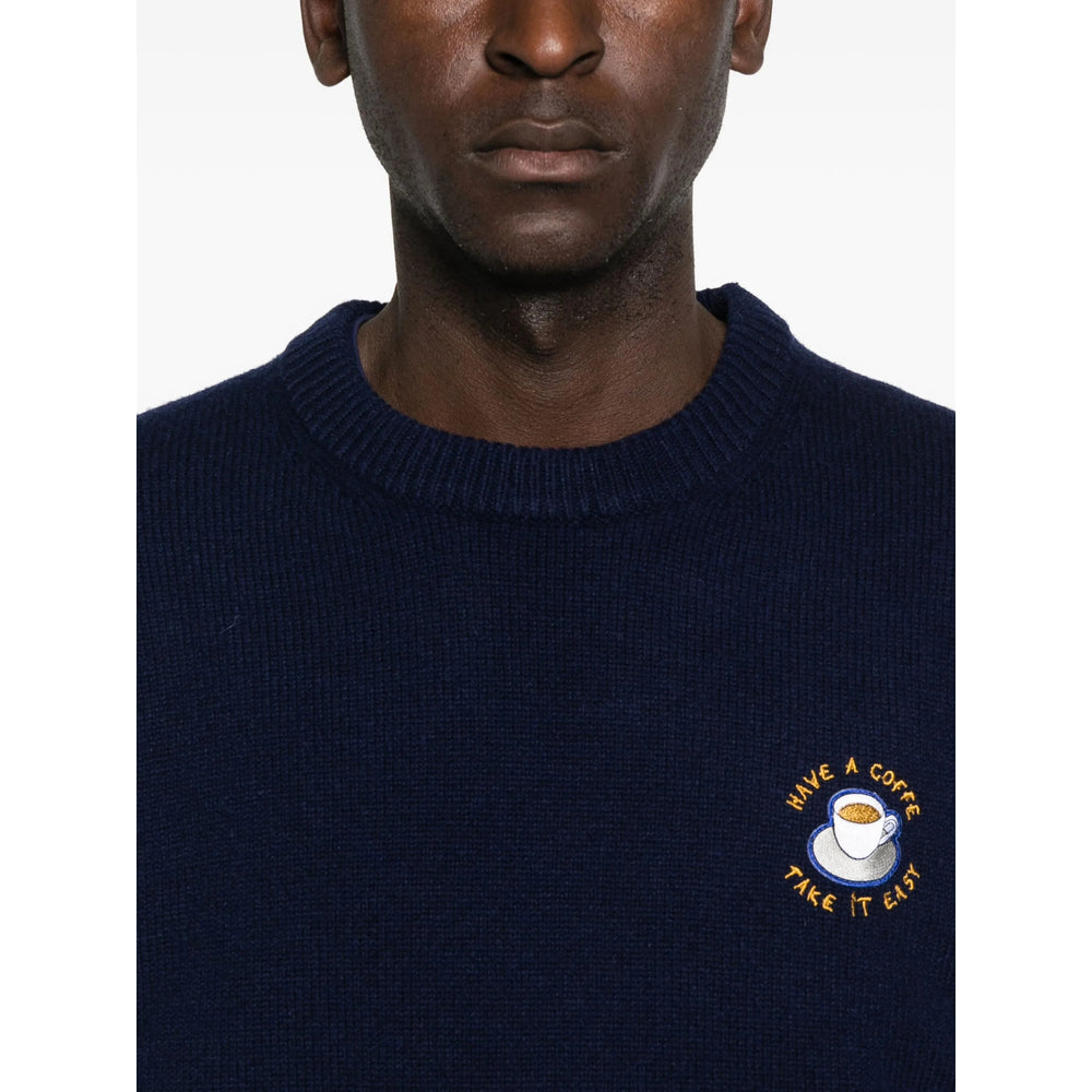 Maison Labiche Sweaters - Blue | 438a5e861582e517a26990ad9de7b97c8220eff3