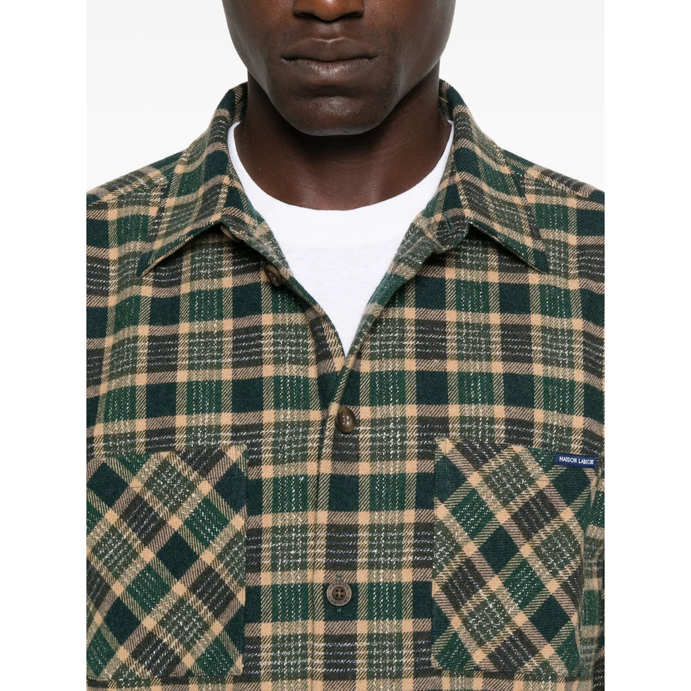Maison Labiche Shirts - Green, Brown | a6760f2bf34a3d7d7e22dafacaf60aaad908a97f