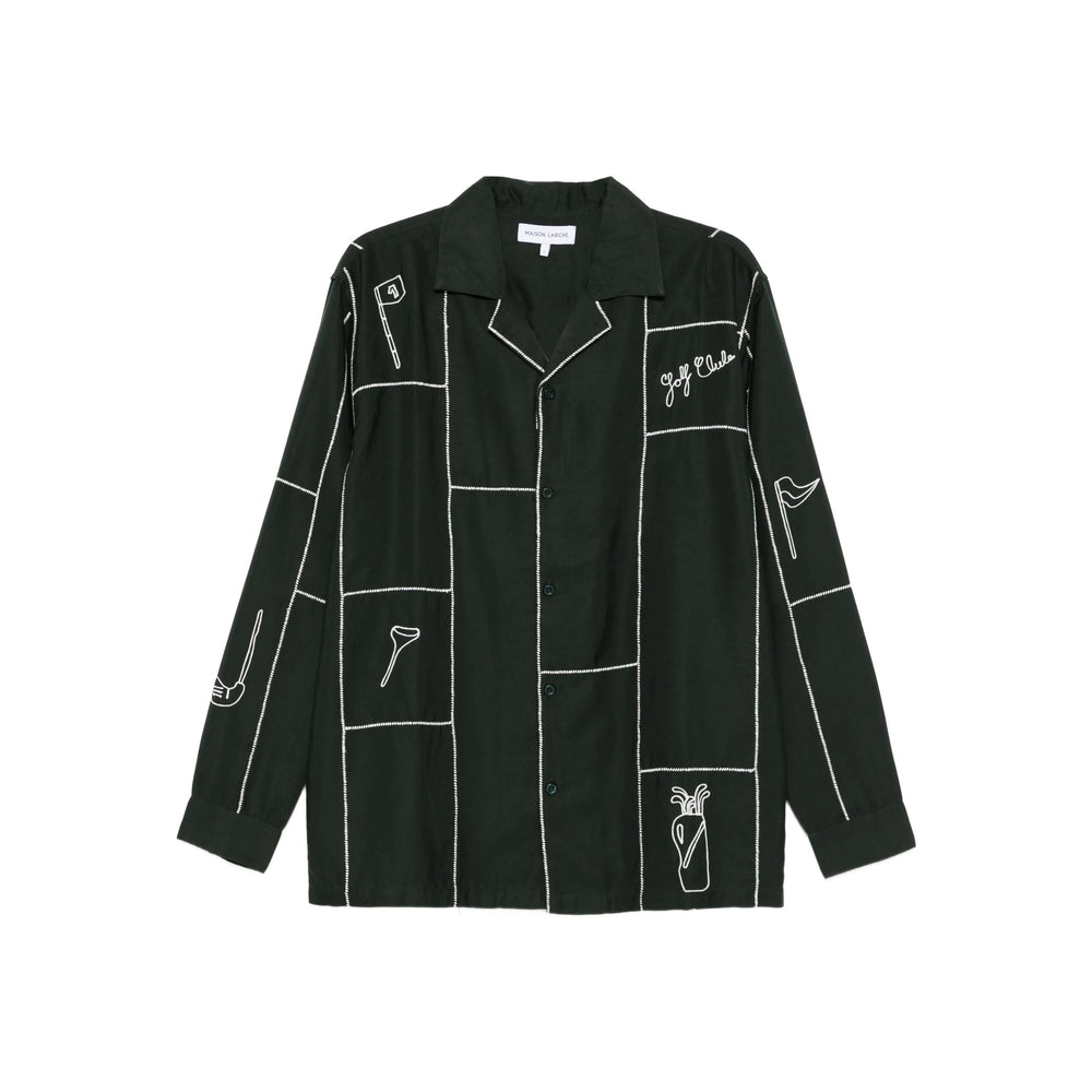 Maison Labiche Shirts - Green | 641ac2868ef1c431afdc2b51359c75e600a5af72