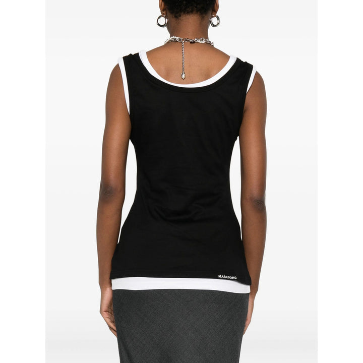 Markgong Waistcoats - Black, White | 9b09180cf2e17985d5edbd4b541d5507758db8df