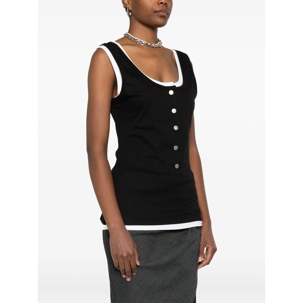 Markgong Waistcoats - Black, White | 37fa7b403436d3254b166be215712a1b8e28df54