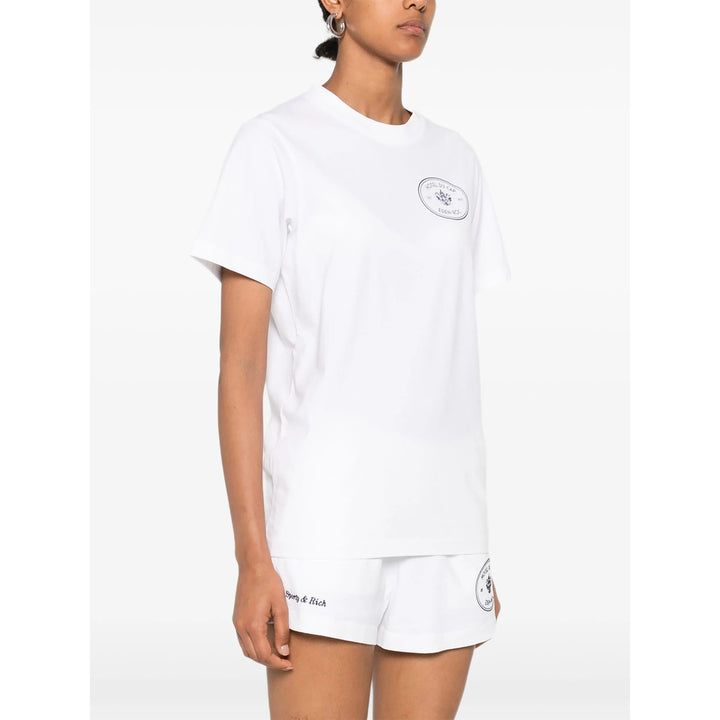 Sporty & Rich T Shirts - White | 609140ab53f1986d37572a667c63566fd19c7835