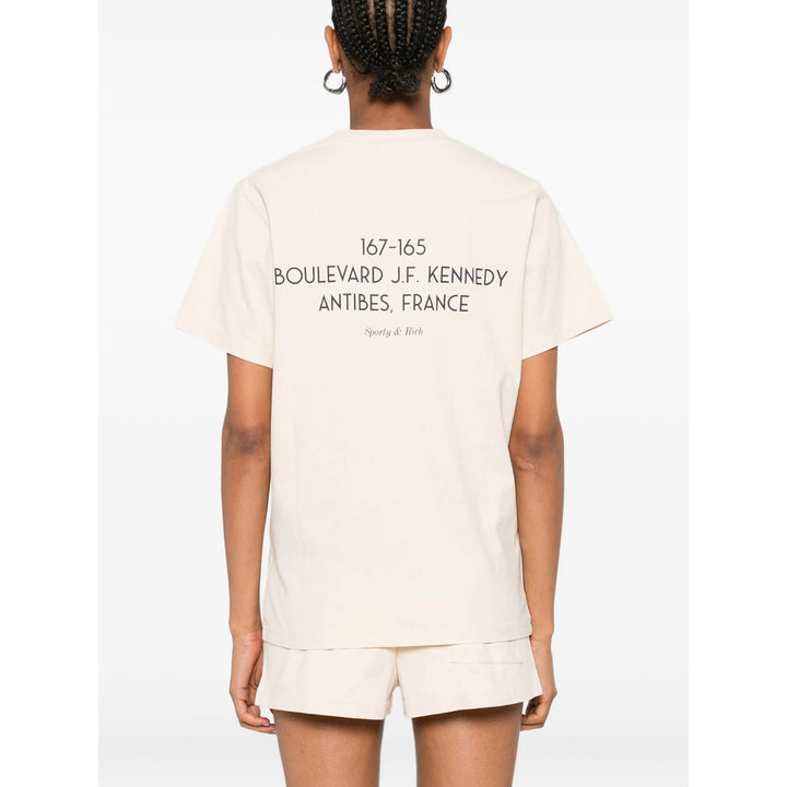 Sporty & Rich T Shirts - Neutral | cf0b9f6e48623cbc8b5e6e3c4fad29011e5ca35d