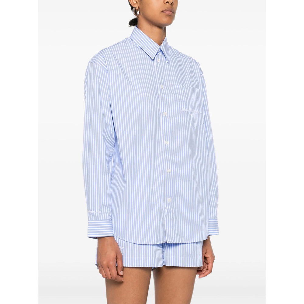 Sporty & Rich Shirts - Blue, White | 04933002547b875fdb012b9ba5905b122cfc6cd4