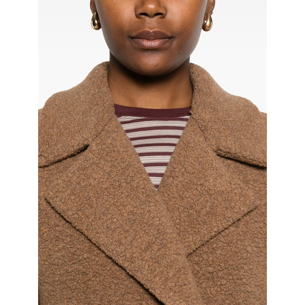 Harris Wharf London Coats - Brown | 098399221d89bff928f9f7043870320413f27844