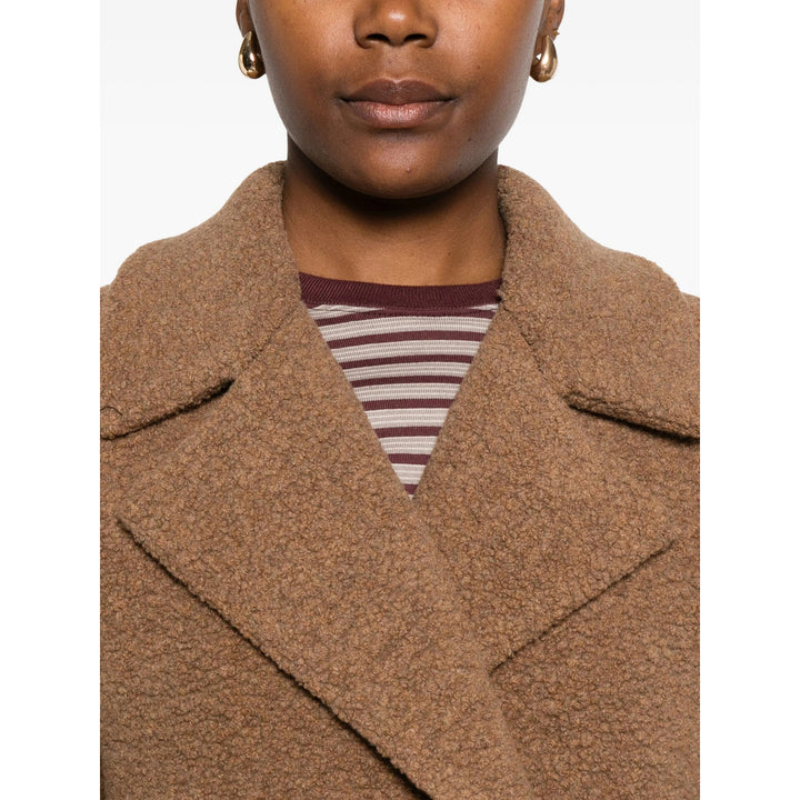 Harris Wharf London Coats - Brown | 098399221d89bff928f9f7043870320413f27844