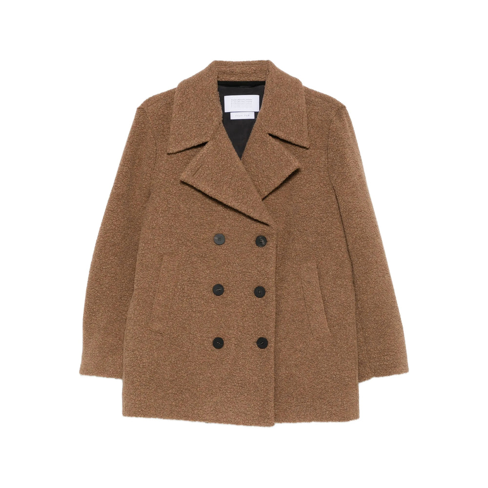 Harris Wharf London Outerwears - Brown | 6841c1b92bf39c7998df019b56ef136540c33f69
