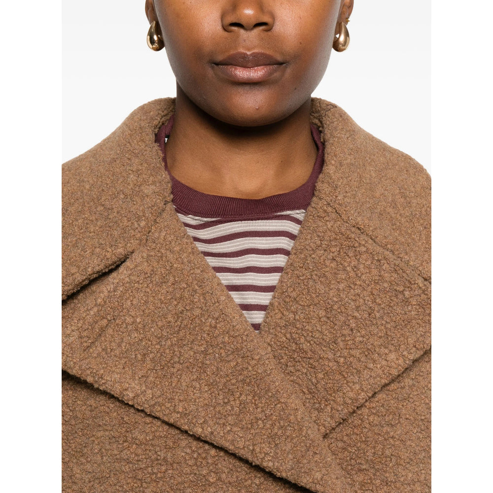 Harris Wharf London Outerwears - Brown | bd1c94123d169e9a9c67fe5fbc88d24078d52f7c