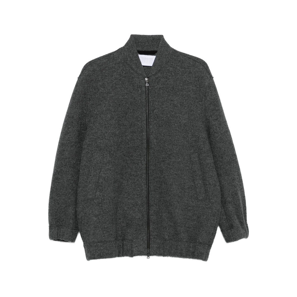 Harris Wharf London Outerwears - Gray | 8353d2a915ac07bf42173c9387bb53b55bc8550f