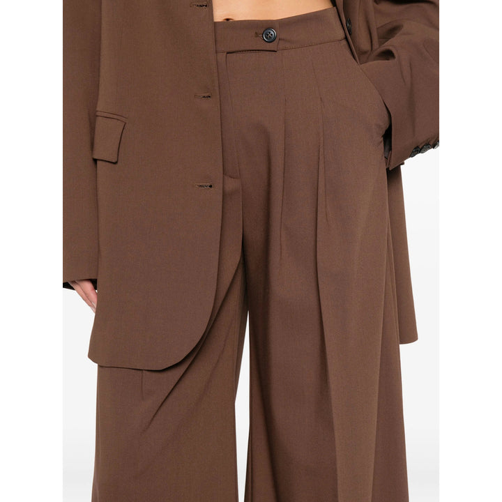 Le Sully Studio Pants - Brown | 88eea05bed49caa7771a25a90d3f65f6714309d6