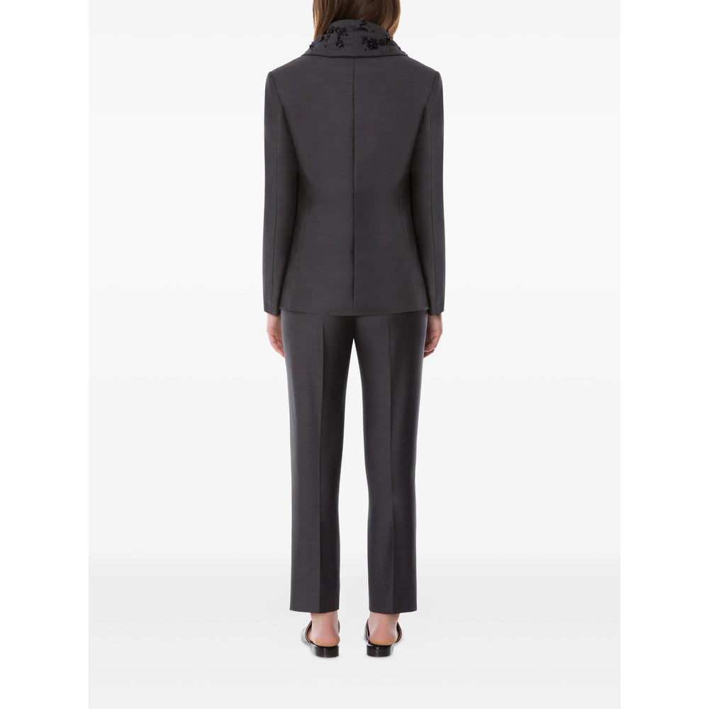Alberta Ferretti Pants - Gray | 0404e9cb27d8b329df15c7dac38b8cf11756ad80
