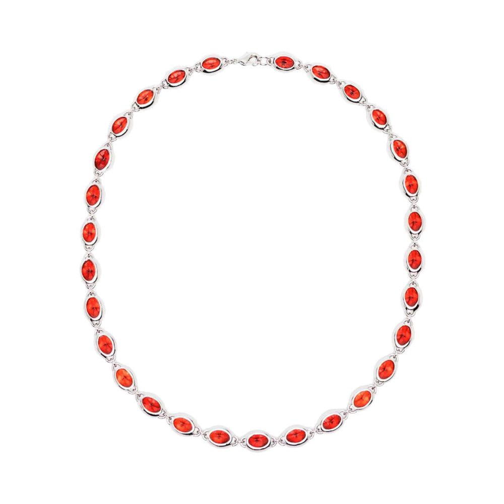 Darkai Jewellery - Silver, Red | 73990cfd90d3796725c3854d7c756eccd6ddacbc