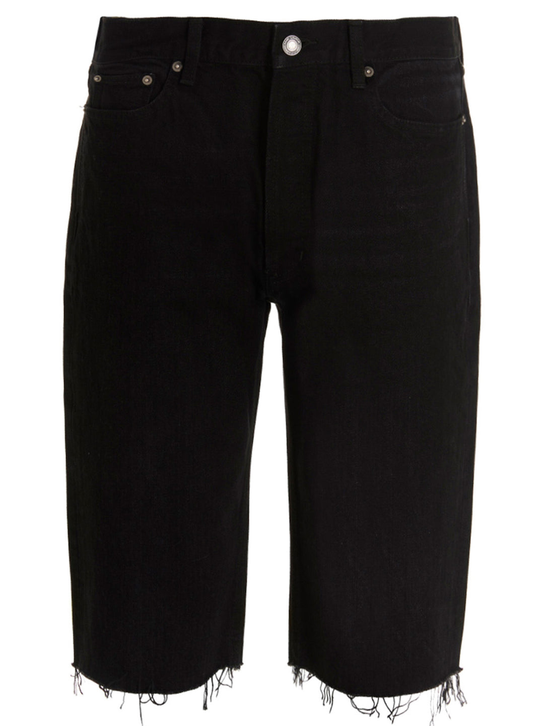 Saint Laurent Bermuda Denim Bermuda and Short - Black | a3693dfb69b2e5e173a10e6accf44b3755ae8d9a