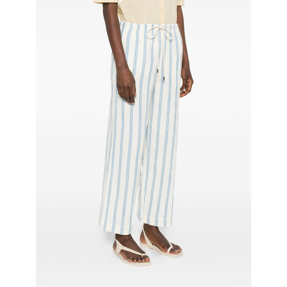 Bondi Born Pants - White, Blue | 64406613f75d00f501156fc1d5d7d090747e490b