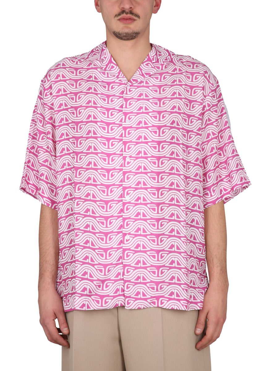 GCDS Shirts - Fuchsia | Wanan Luxury