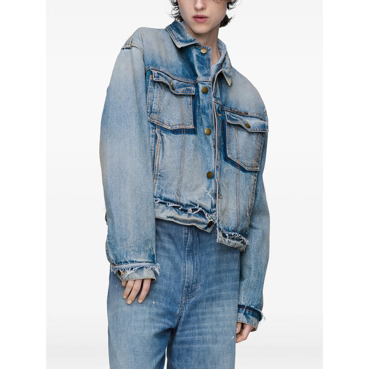 Maison Margiela Coats - Blue | 5ee3f3cedf034faf1c93fdceb49032abf2d96c99