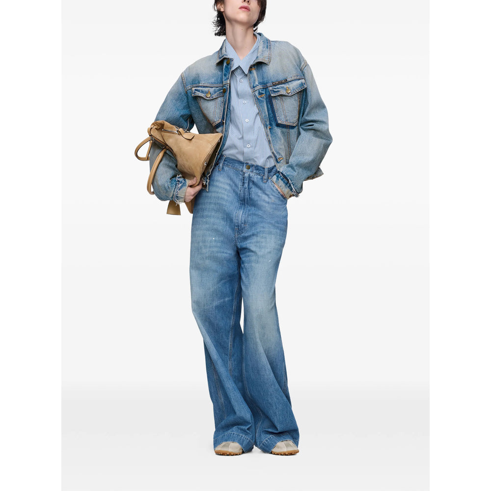 Maison Margiela Coats - Blue | b9caad23d5c48495ac7cedc5d1d3a8ba8666efe2