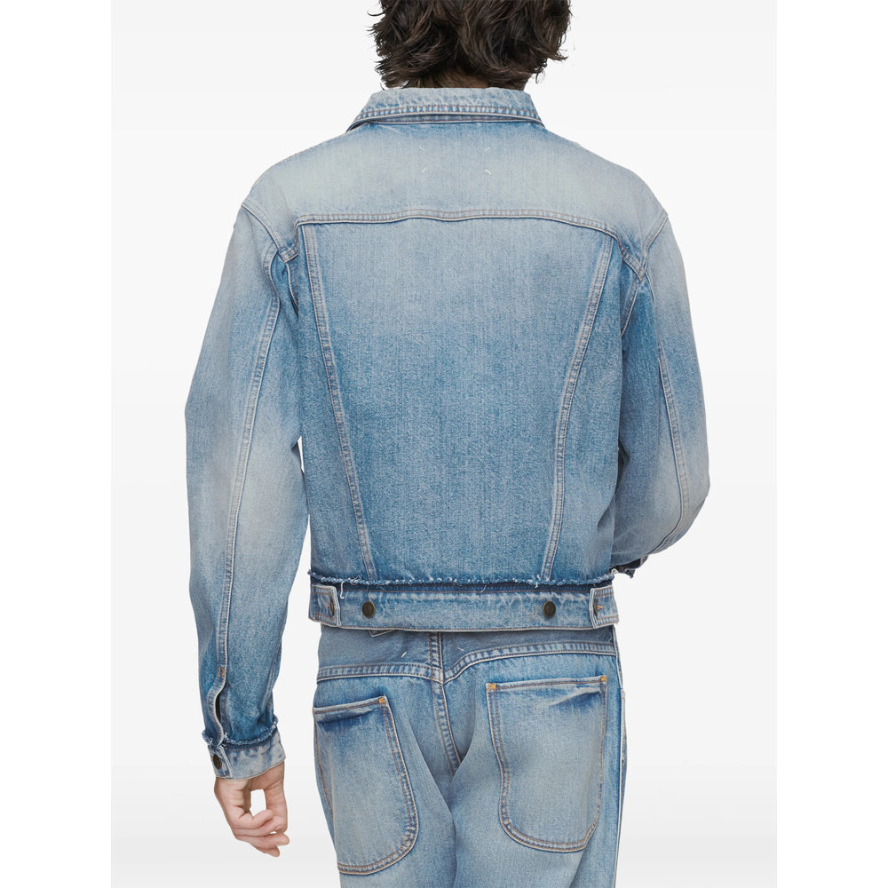 Maison Margiela Coats - Blue | 185a046af8878062d3198898101a7fe8ed39af7d