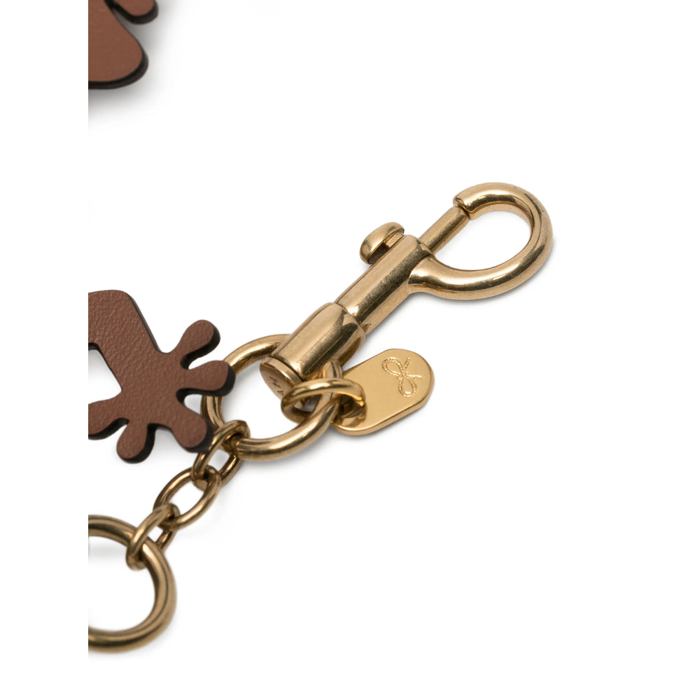 Anya Hindmarch Keyrings - Neutral, Brown | 37507614afaeea83608422d0351c698e2baae270