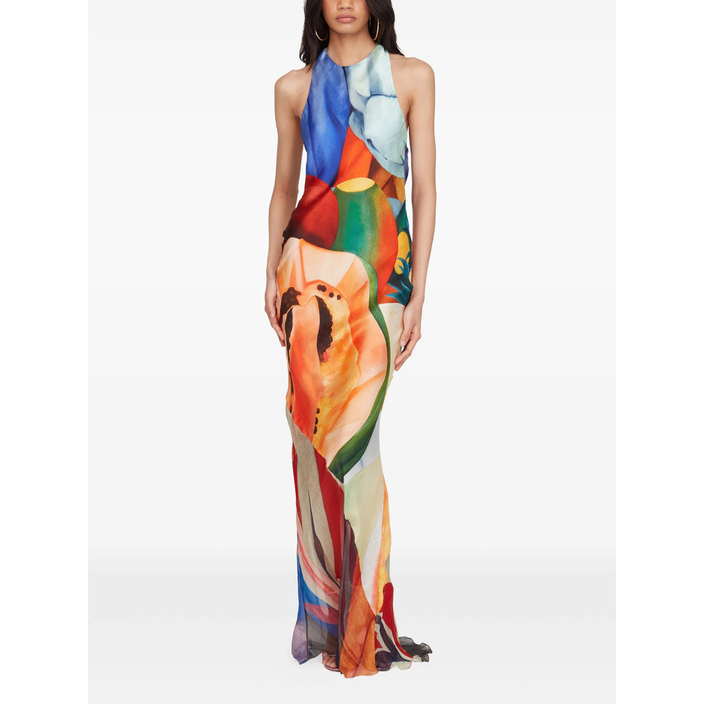 Donde Esteban Dresses - Orange/Green | 6809ffd67b71efe5a82630dfd7857024744ddd31