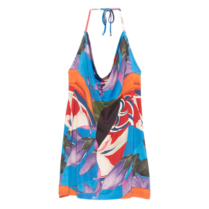 Donde Esteban Dresses - Blue, Orange | c05c5af55097498b6e092b976f226c549eccb9e9