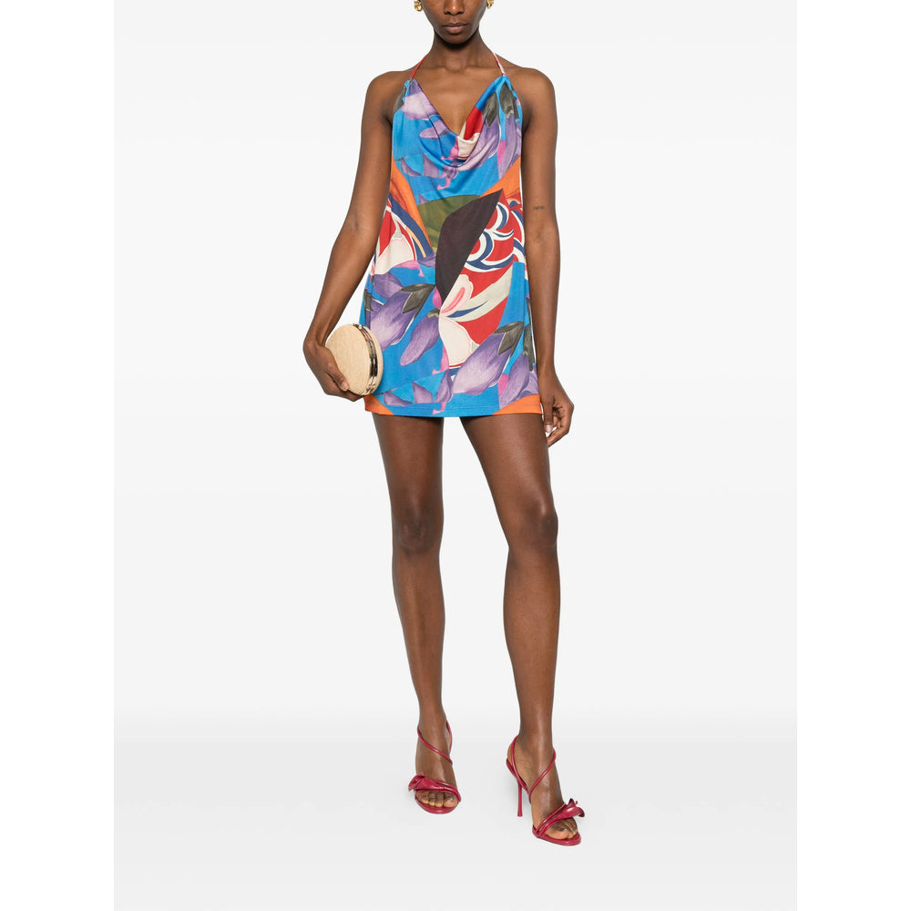 Donde Esteban Dresses - Blue, Orange | d678a56dce4f83bc8c61debc799e751bbfd16e31