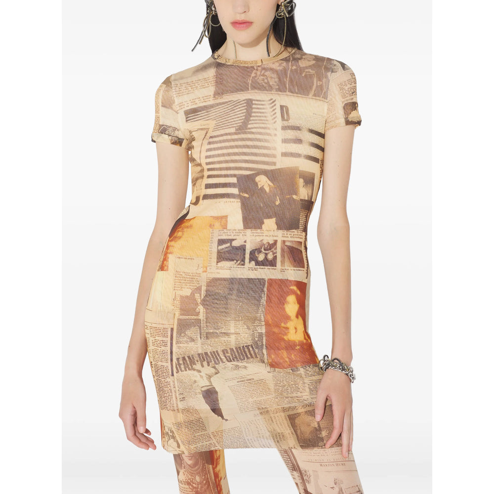 Jean Paul Gaultier Dresses - Neutral, Gray | 1524f2beb9b82fd222f51c09935dc20b97cedf81