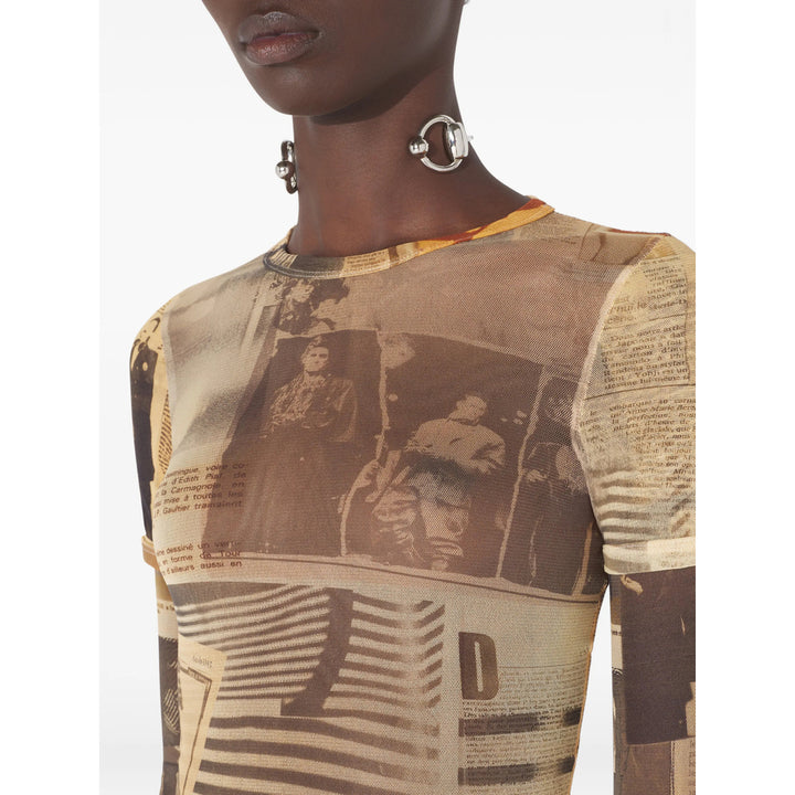 Jean Paul Gaultier T Shirts - Neutral, Blue | 316afb3c23fe885597f008bceba9ab2b7bb8ffe7